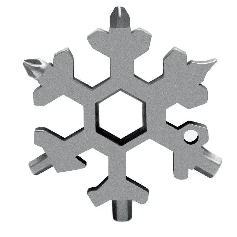 ( 🎅Early-Christmas Hot Sale - 30% Off ) 18-in-1 Stainless Steel Snowflakes Multi-Tool