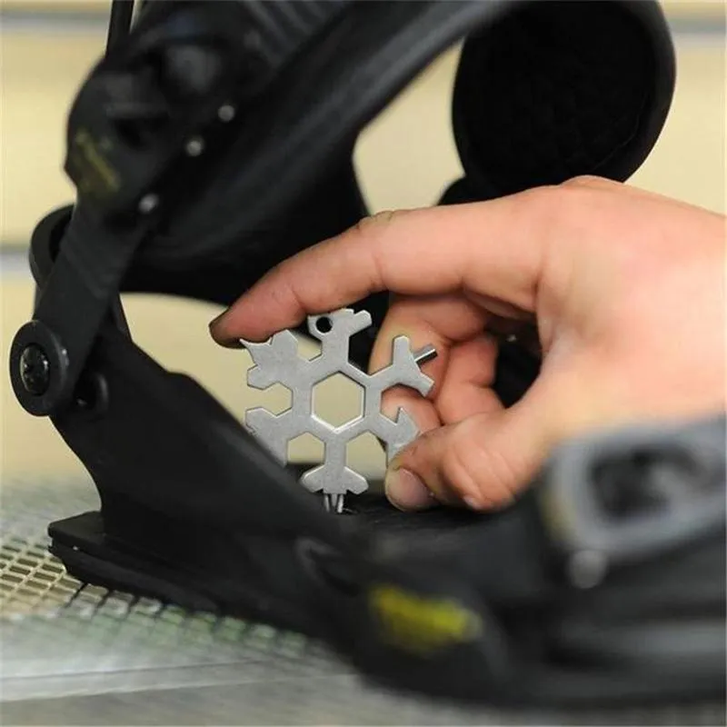 ( 🎅Early-Christmas Hot Sale - 30% Off ) 18-in-1 Stainless Steel Snowflakes Multi-Tool