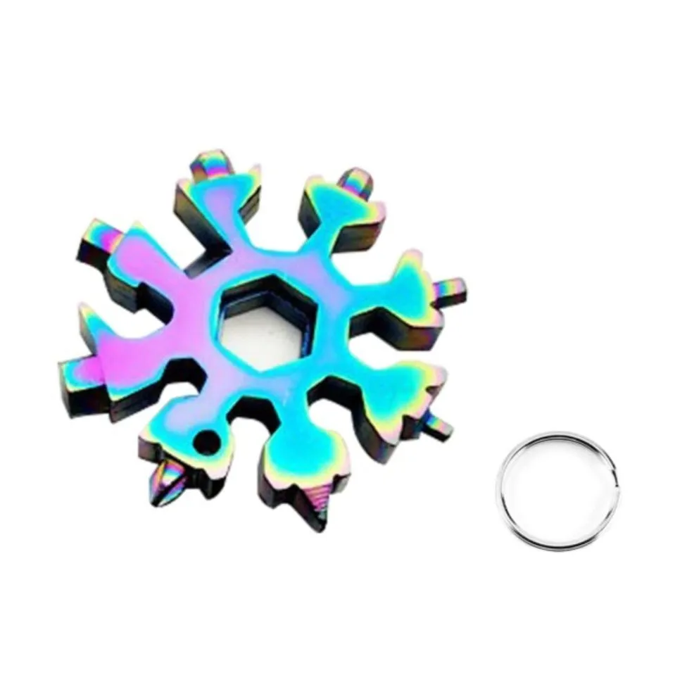 ( 🎅Early-Christmas Hot Sale - 30% Off ) 18-in-1 Stainless Steel Snowflakes Multi-Tool