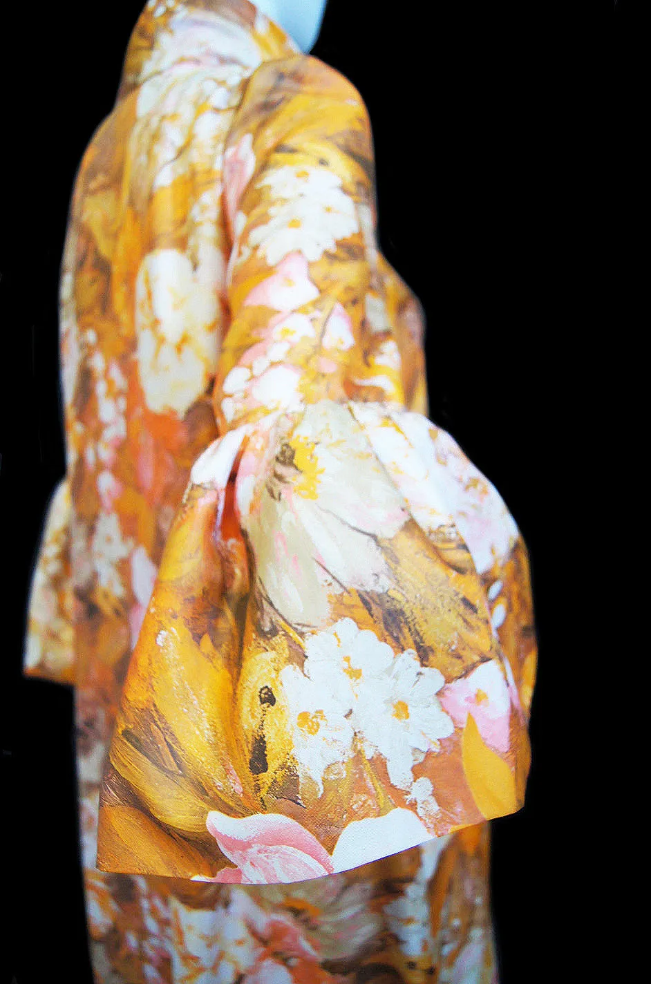 1960s Bell Sleeve Marie France Couture