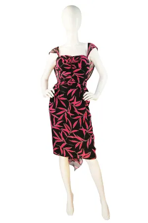 1970s Rare Valentino Silk Goddess Dress