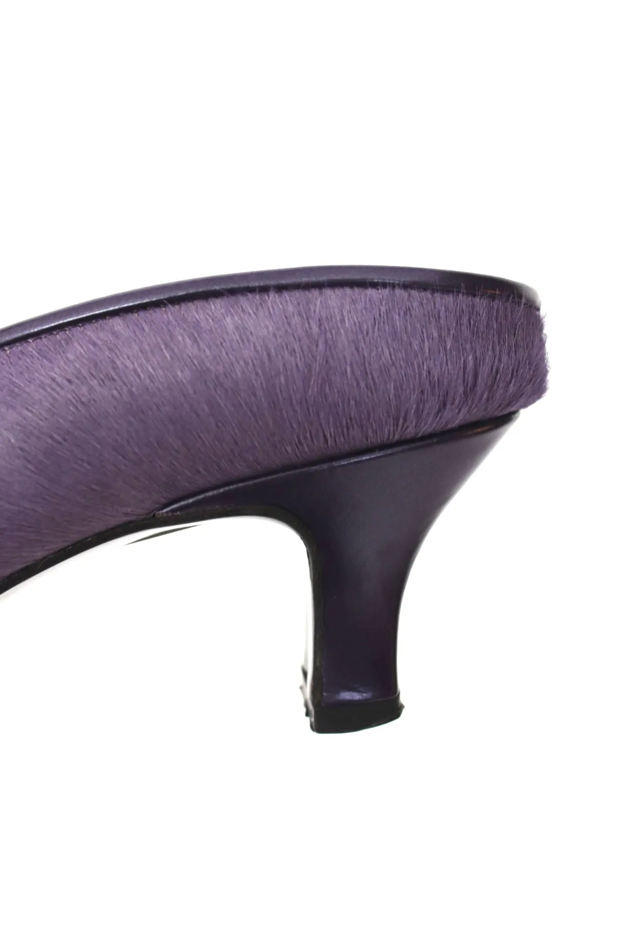 1990s Stefi Talman Ponyhair Mules