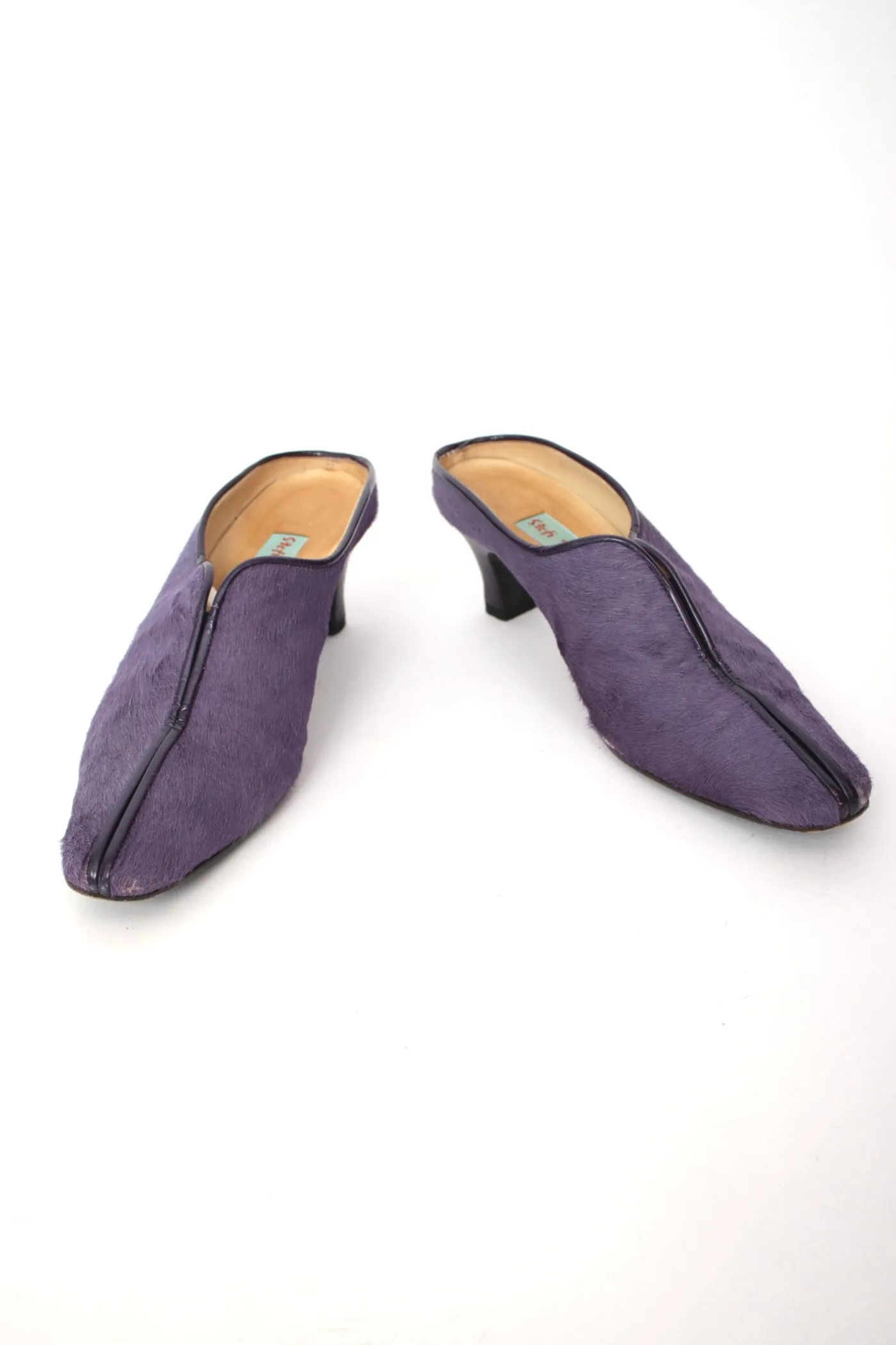 1990s Stefi Talman Ponyhair Mules