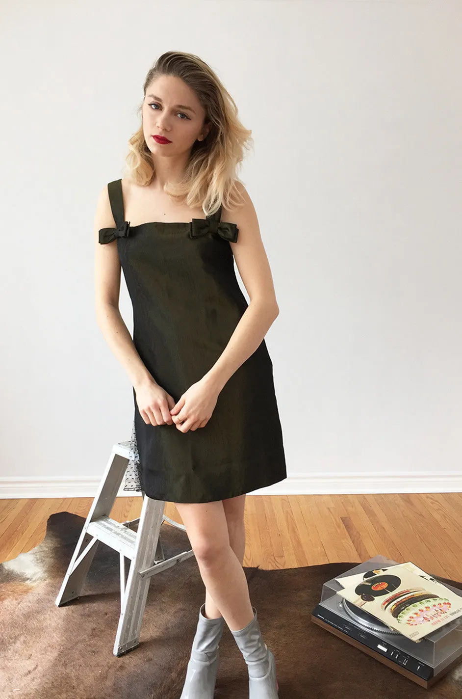 1990s Valentino Silk Lingerie Inspired Dress