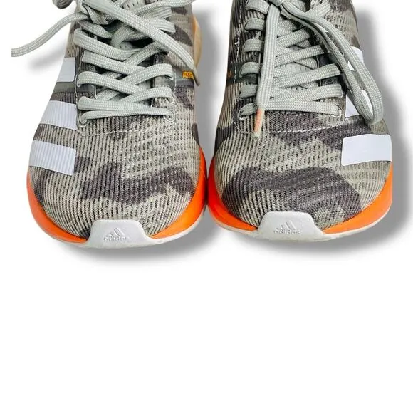 adidas Adizero Boston 8 Grey Running Shoe Sneakers Size 6.5