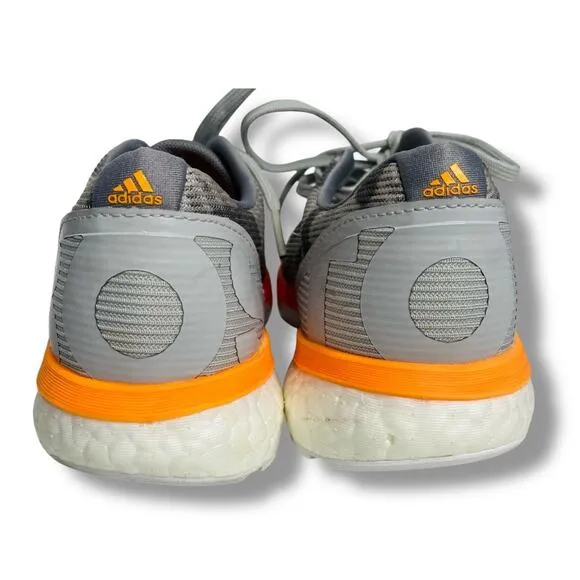 adidas Adizero Boston 8 Grey Running Shoe Sneakers Size 6.5