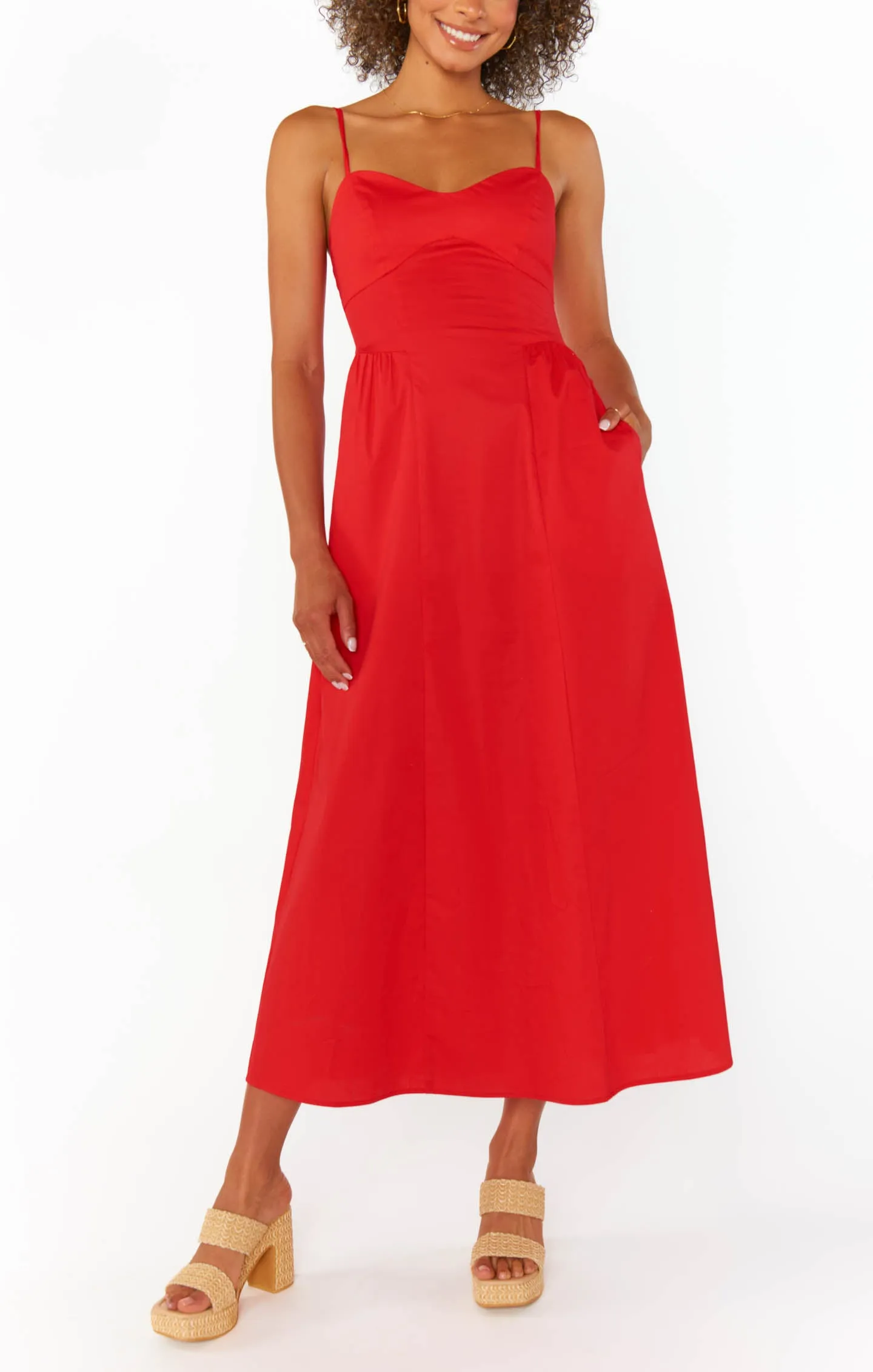 allegra midi dress