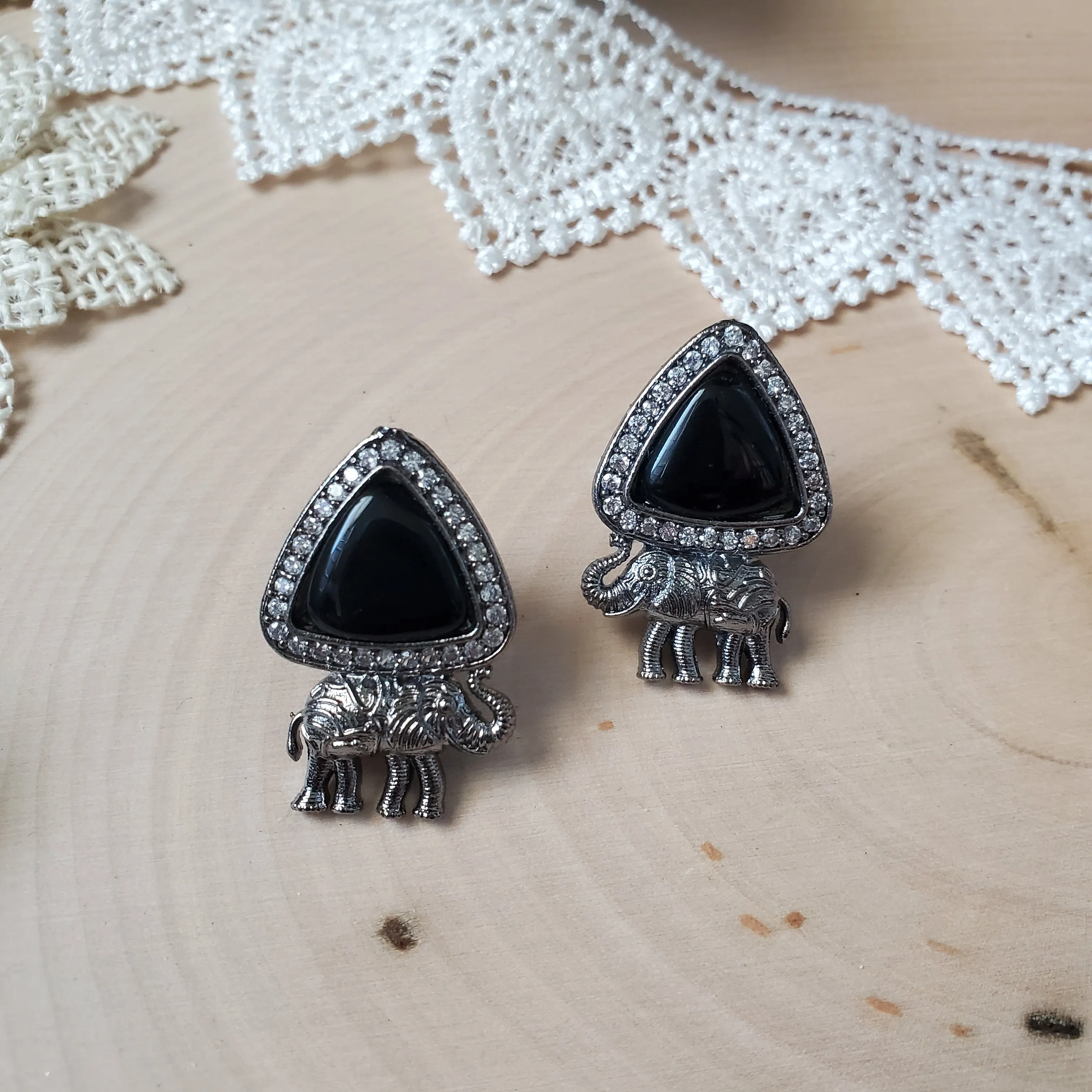 Anu Ch Tiger designer earrings