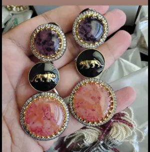 Anu Ch Tiger designer earrings