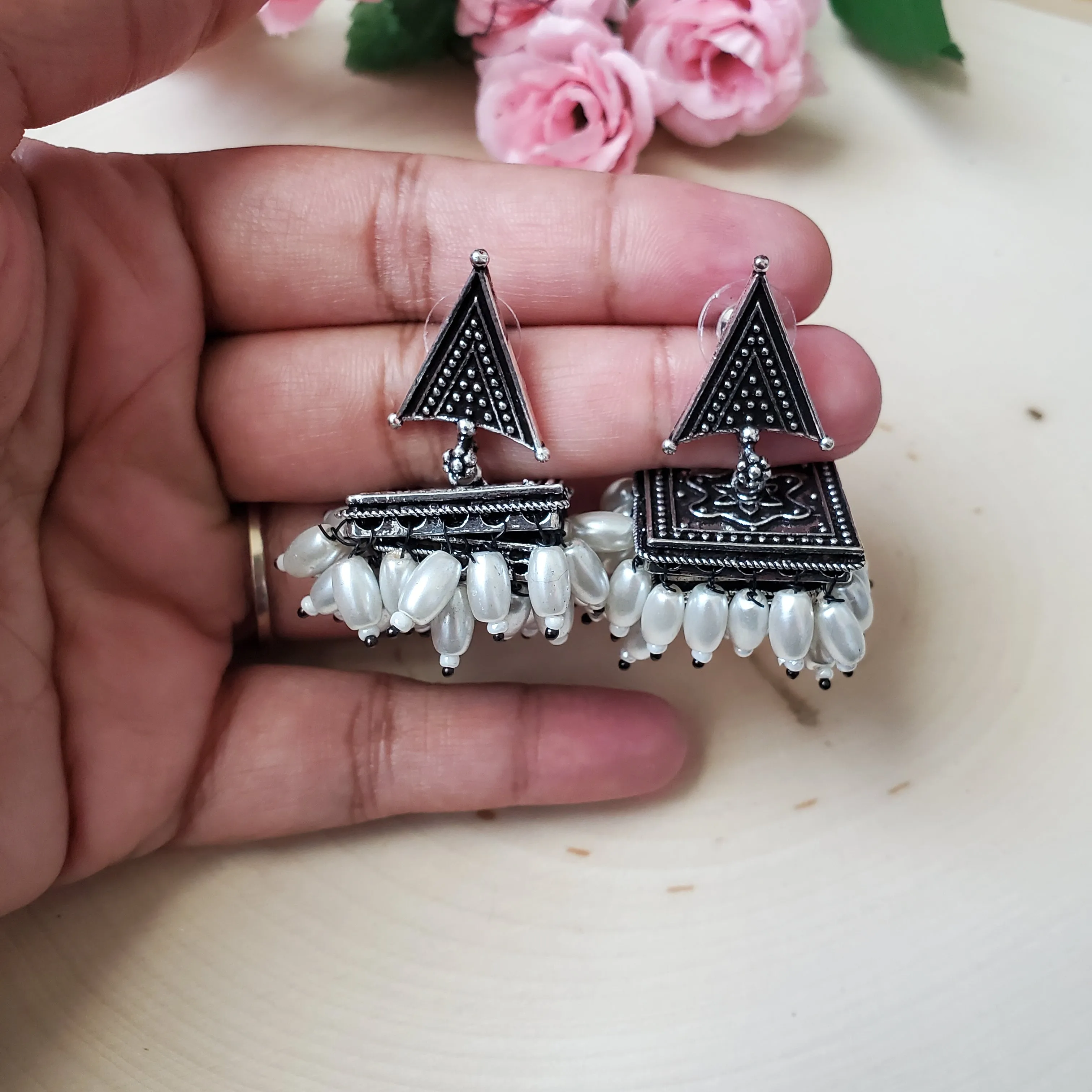 Anu Ch Tiger designer earrings