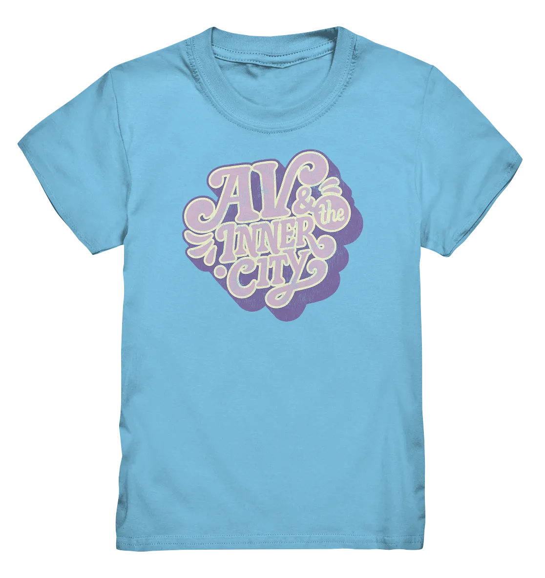 AV & the Inner City / Kids' Premium T- Shirt - Purple Logo