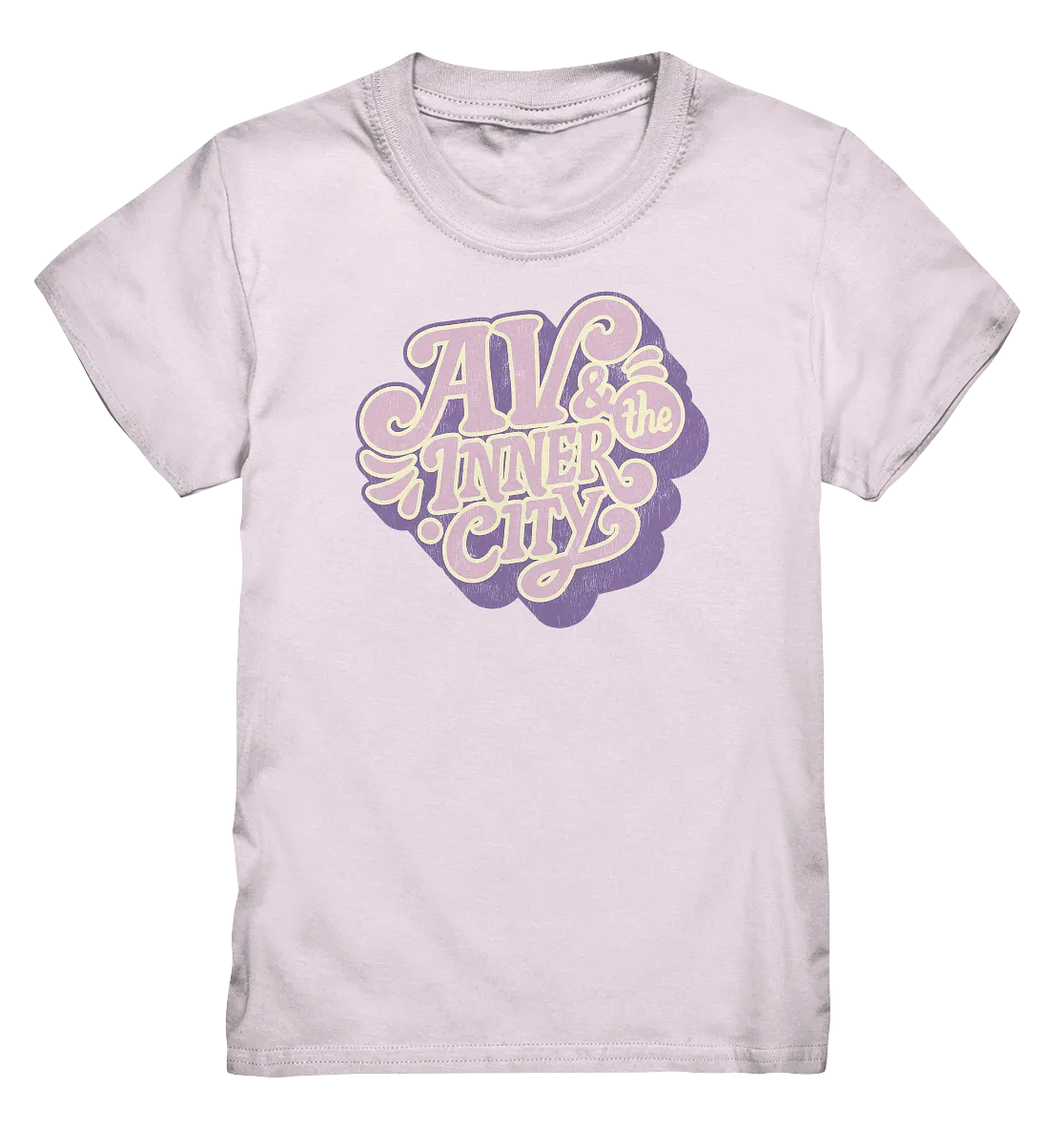 AV & the Inner City / Kids' Premium T- Shirt - Purple Logo