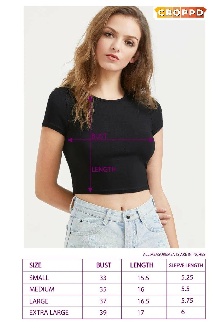 Best I Can Dress Graphic Printed Yellow Crop Top