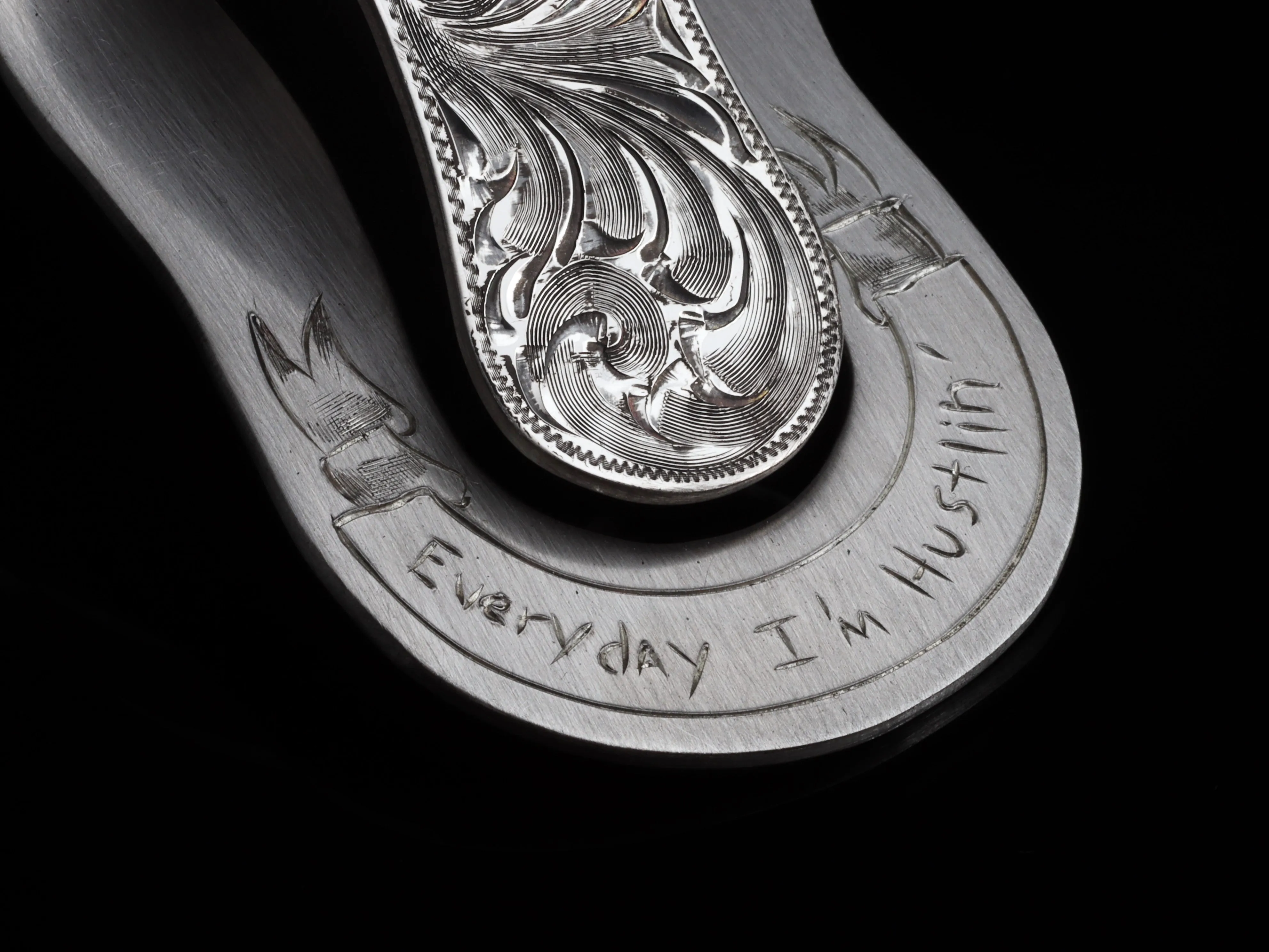 Big Bend Celtic Harp Money Clip
