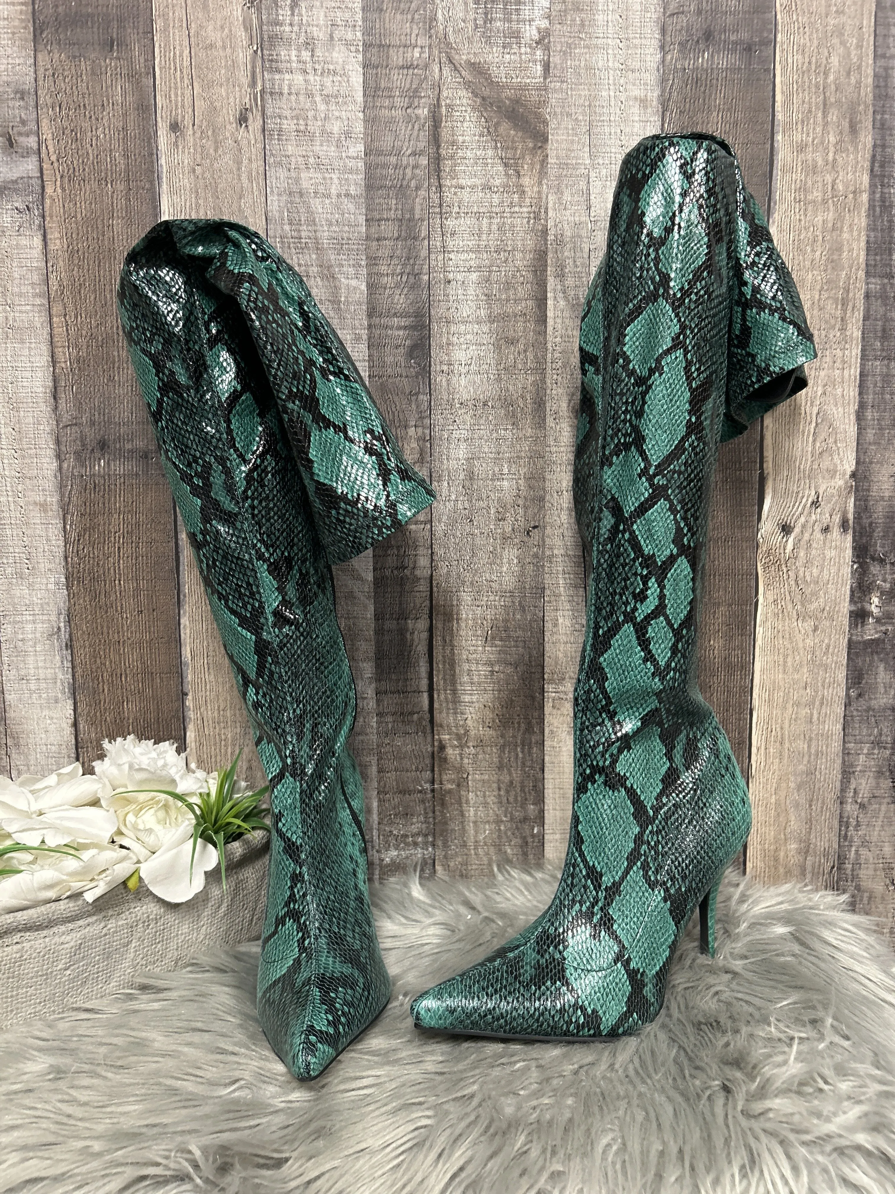 Boots Over-the-knee Heels By Cmc  Size: 10