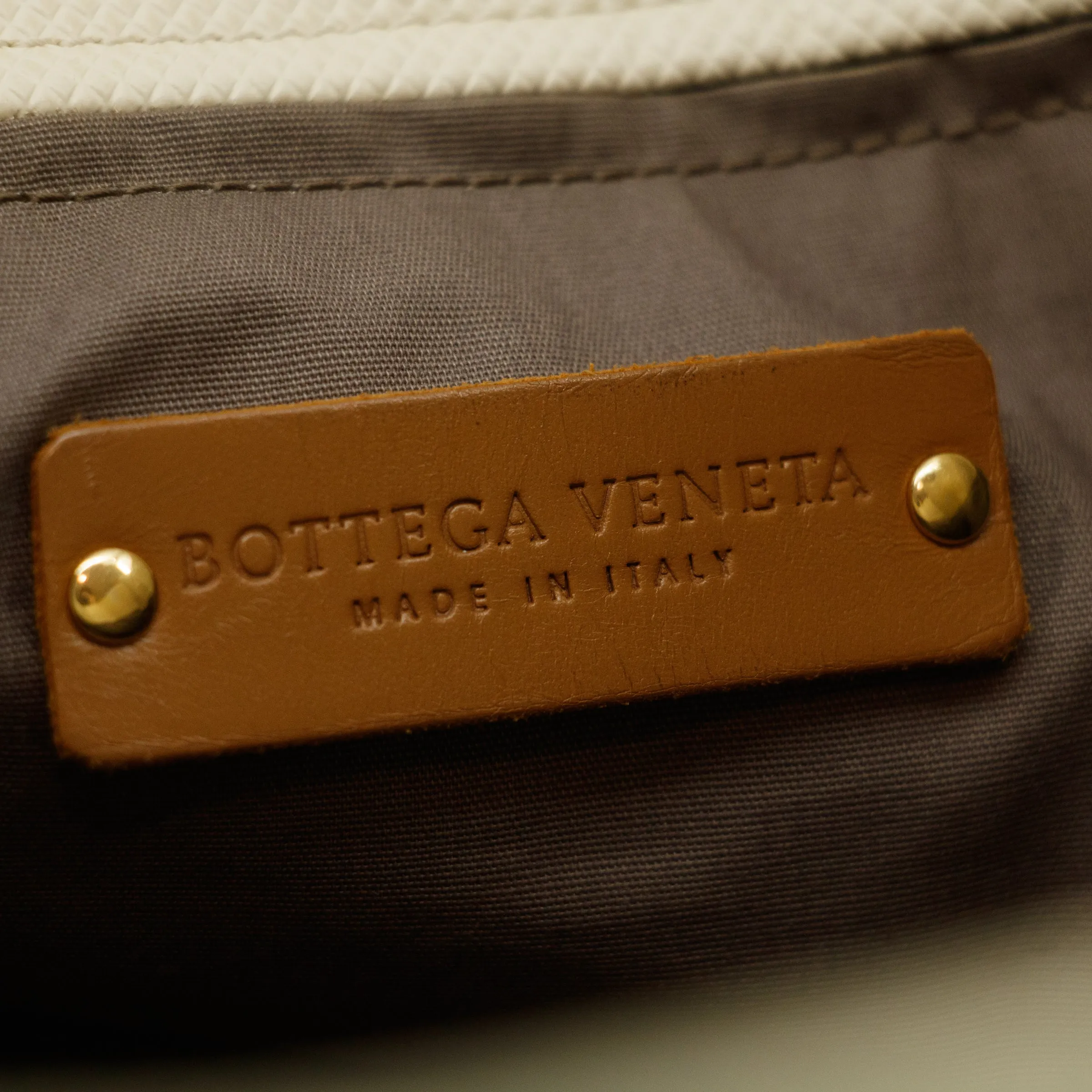 Botega Veneta Ivory Marco Polo Shoulder Bag #3164