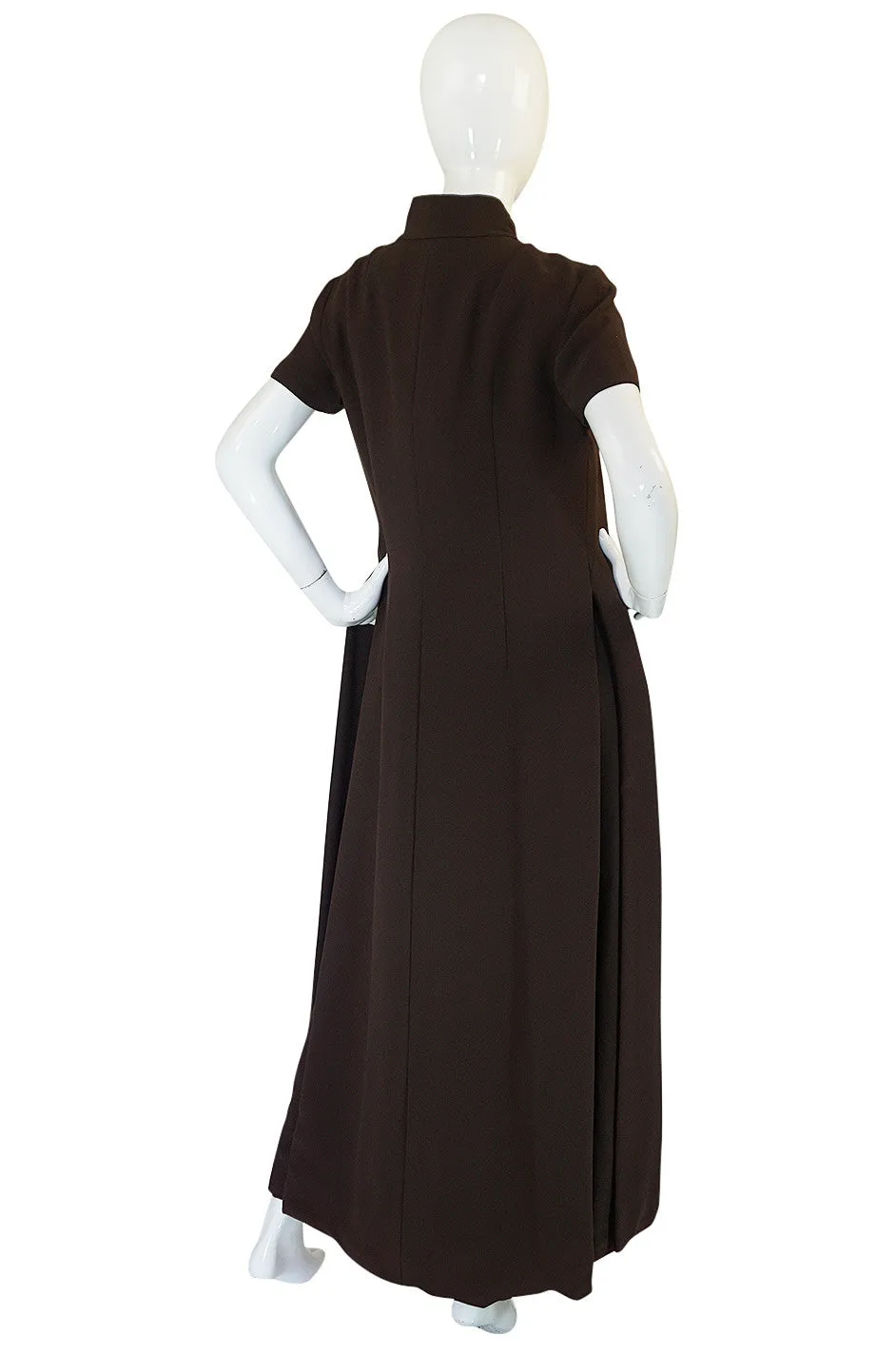 c1969 Possible Pierre Cardin Beaded Dress & Vest Set