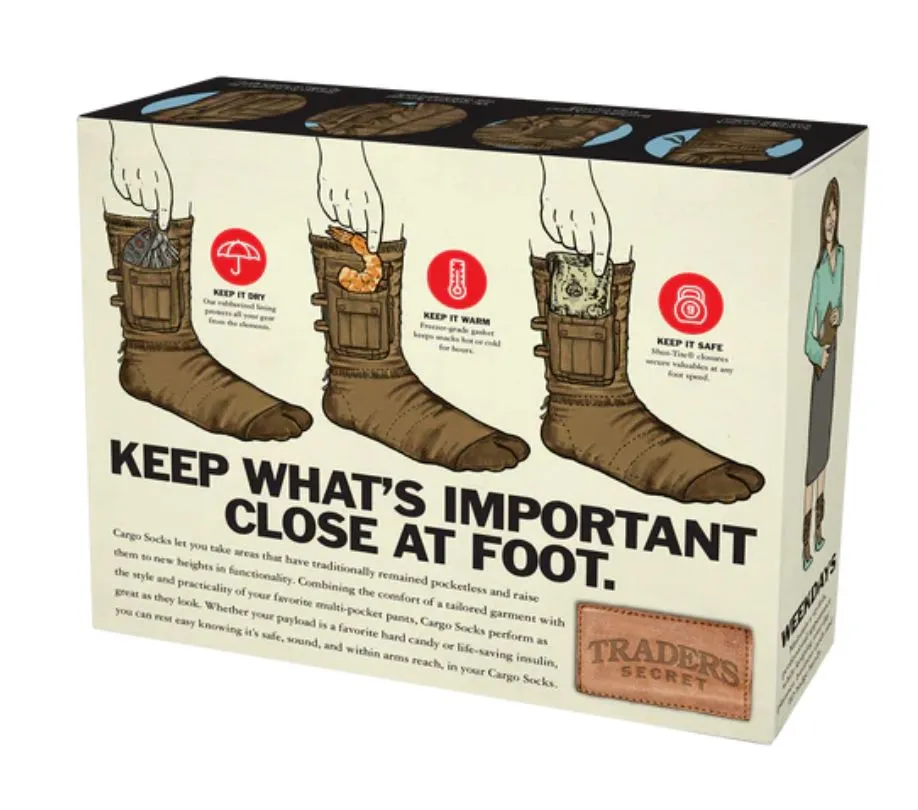 Cargo Socks-Prank Gift Box