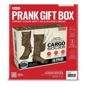 Cargo Socks-Prank Gift Box