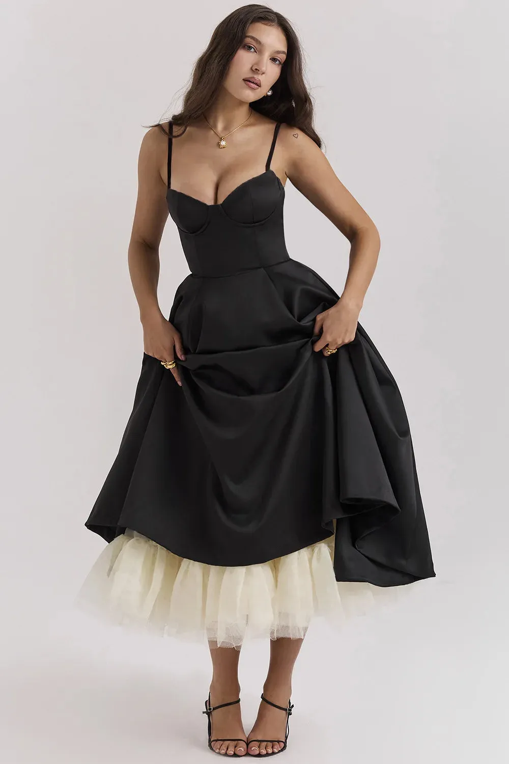 Casual Sleeveless High Waist Party Long Dress