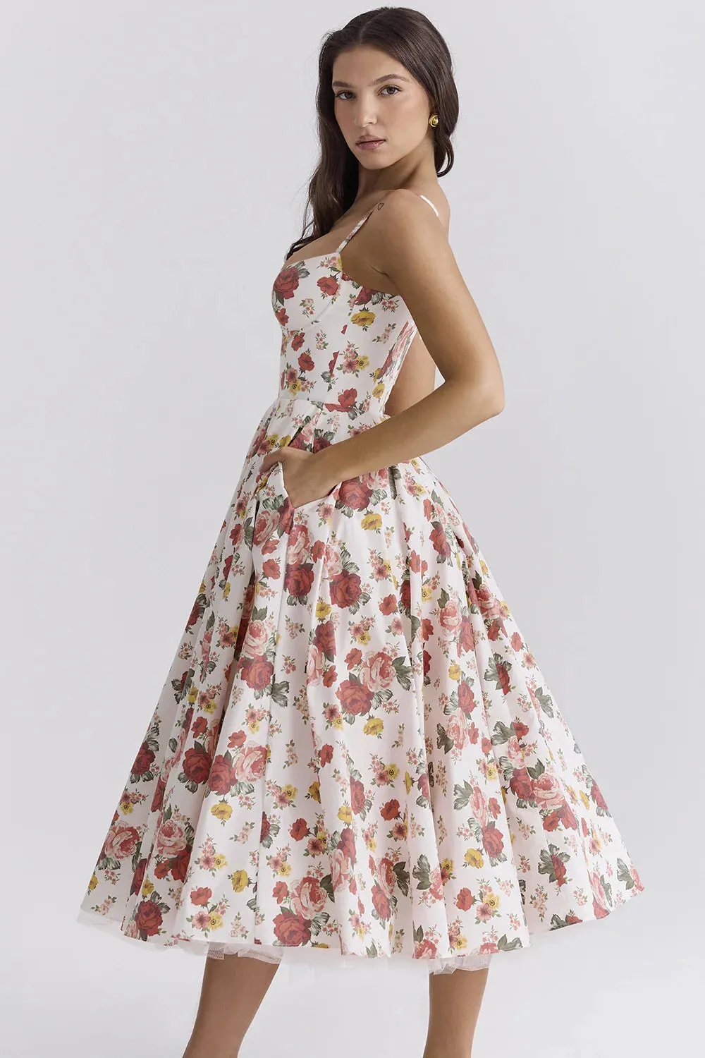 Casual Sleeveless High Waist Party Long Dress