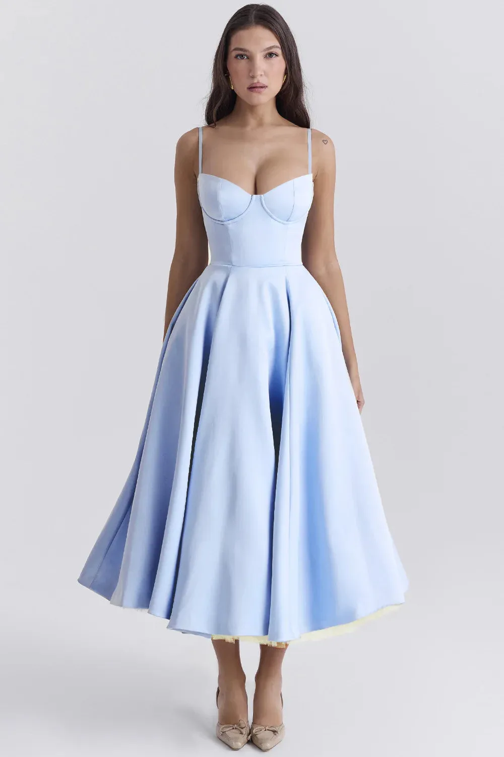Casual Sleeveless High Waist Party Long Dress