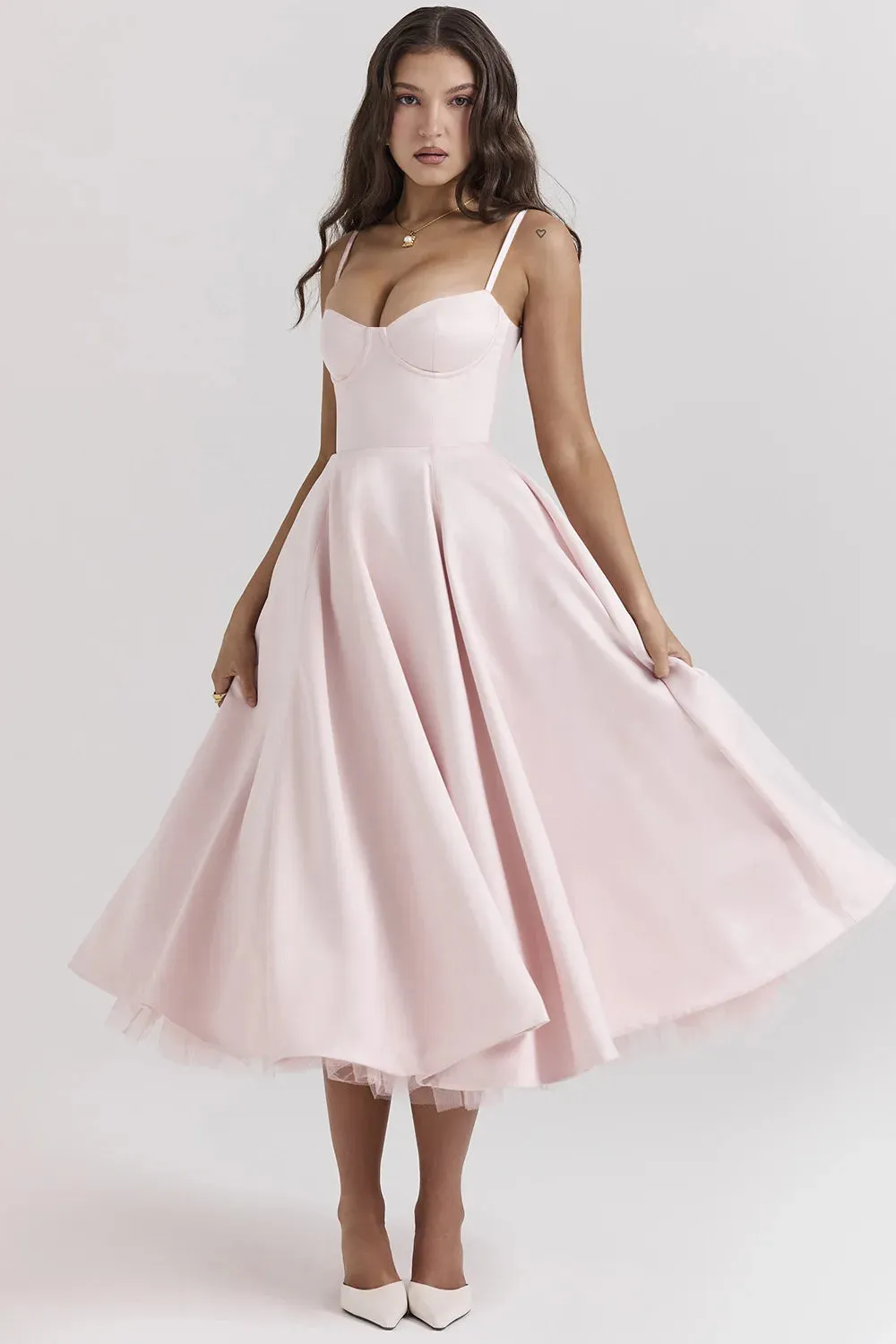 Casual Sleeveless High Waist Party Long Dress