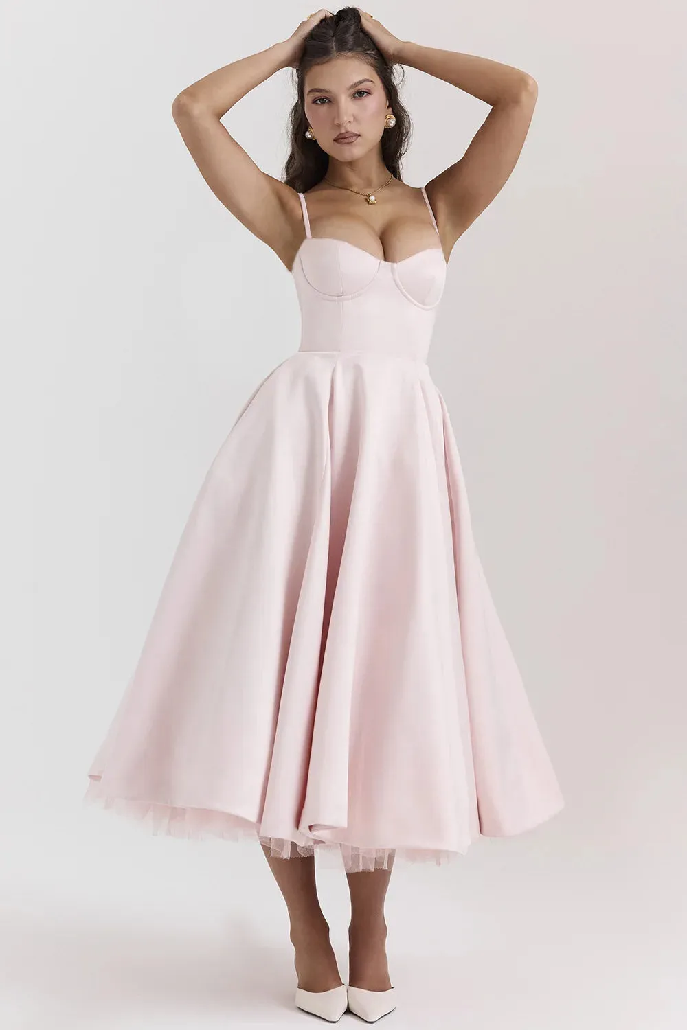 Casual Sleeveless High Waist Party Long Dress