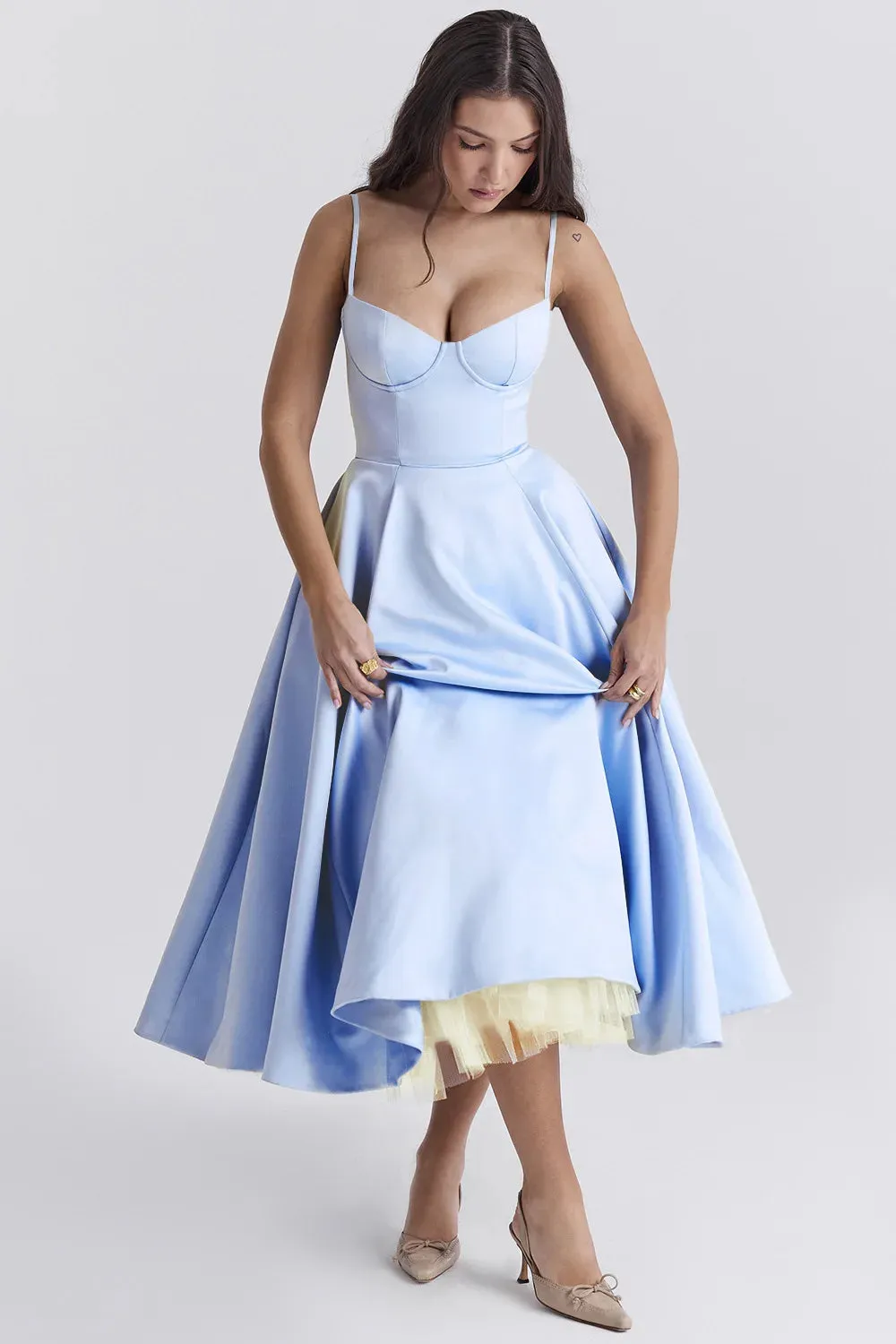 Casual Sleeveless High Waist Party Long Dress