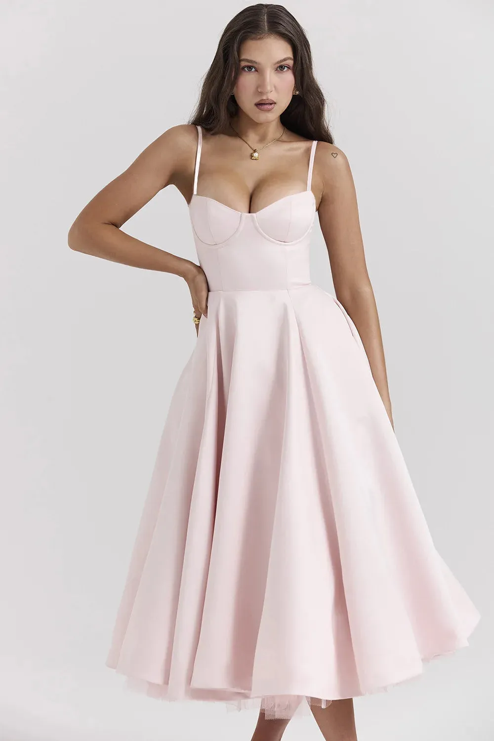 Casual Sleeveless High Waist Party Long Dress