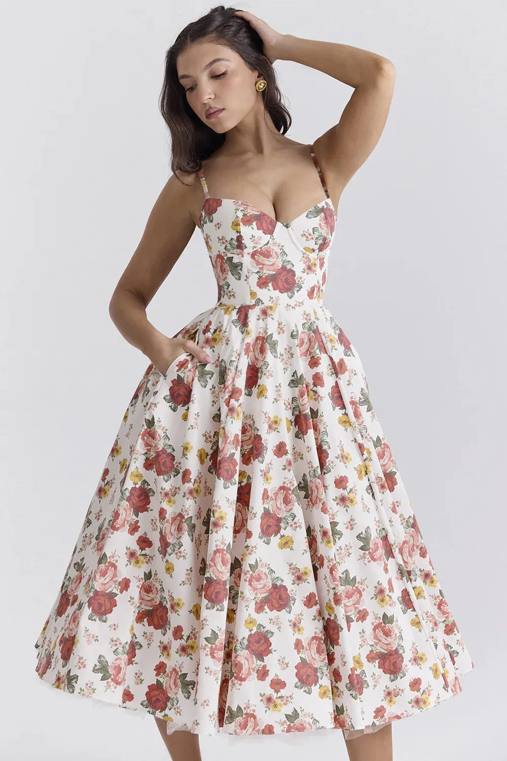 Casual Sleeveless High Waist Party Long Dress