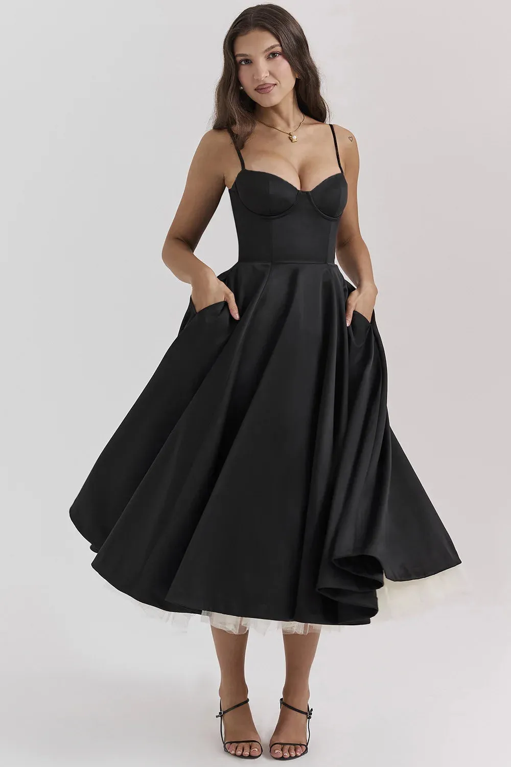 Casual Sleeveless High Waist Party Long Dress