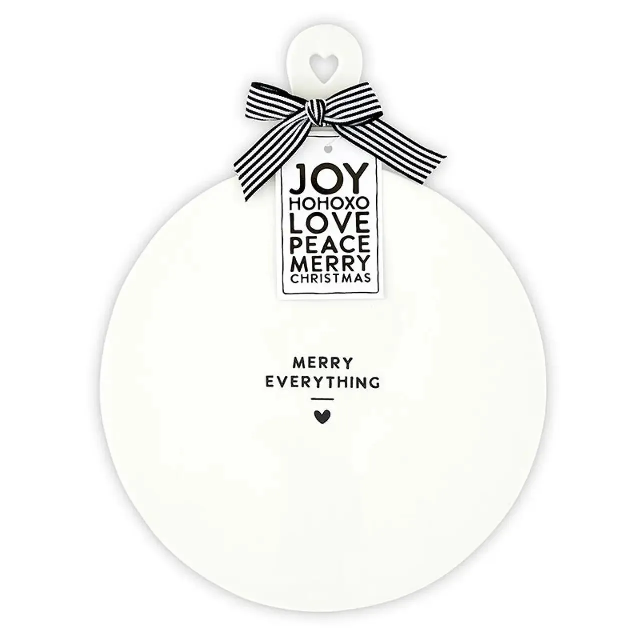 CERAMIC CHEESE TRAY - MERRY EVERYTHING