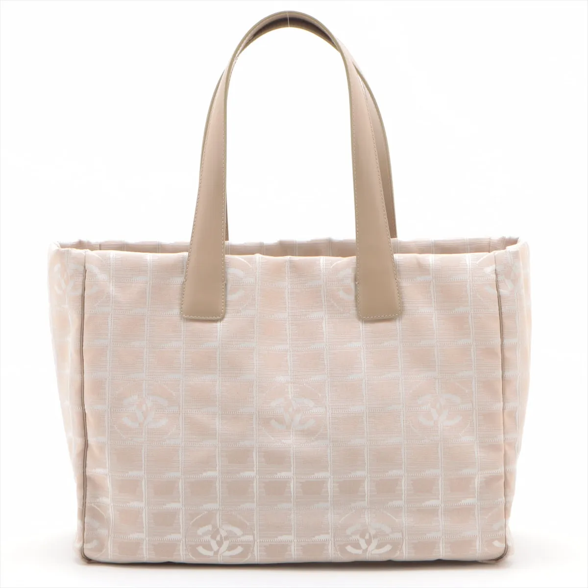 Chanel New Travel Line Nylon &amp; Leather Tote bag Beige Gold Metal Fittings 10249875  #2447