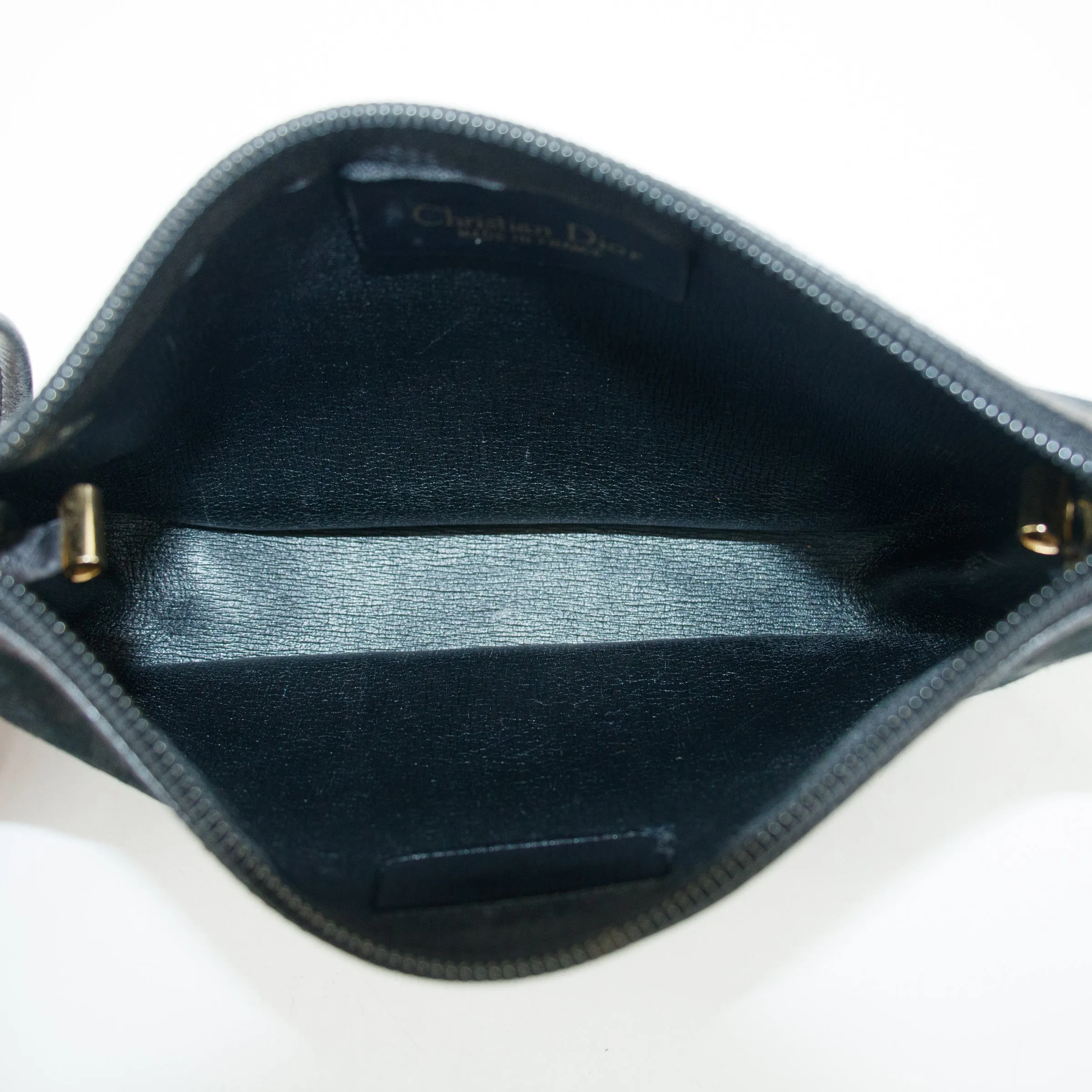 Christian Dior Black Trotter Canvas Shoulder Bag #2741