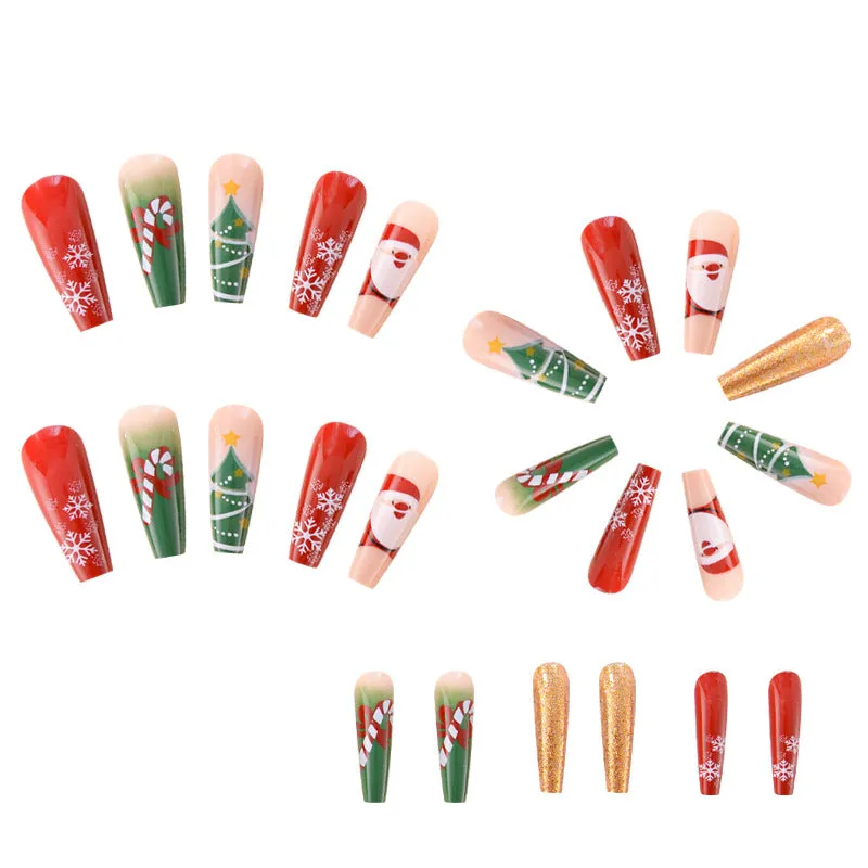Christmas Coffin santa colorful