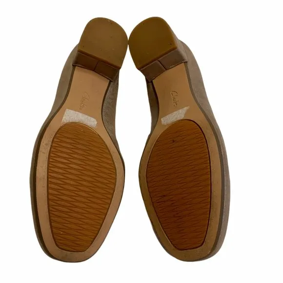 Clarks Cala Lucky Pump Metallic Leather