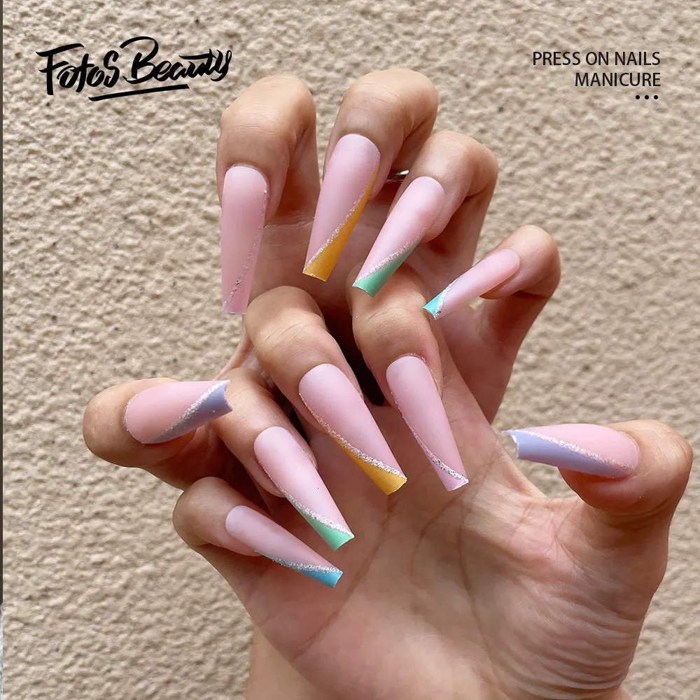 Coffin matte French silver powder