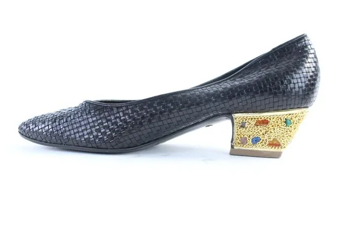 Colette Woven Jeweled Heels 08mz0710