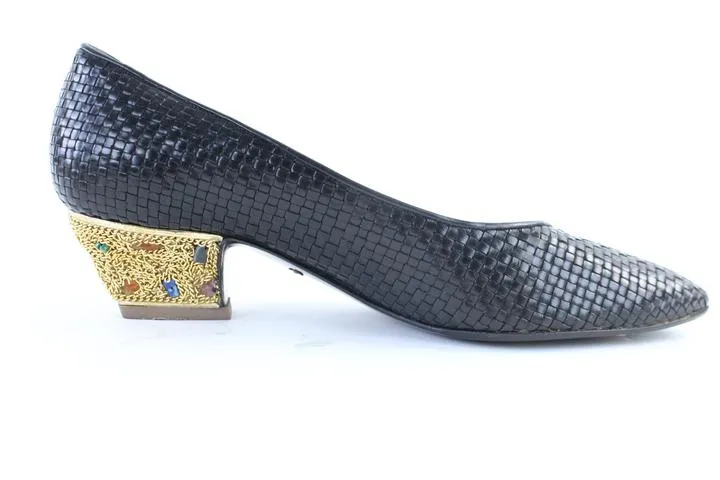 Colette Woven Jeweled Heels 08mz0710