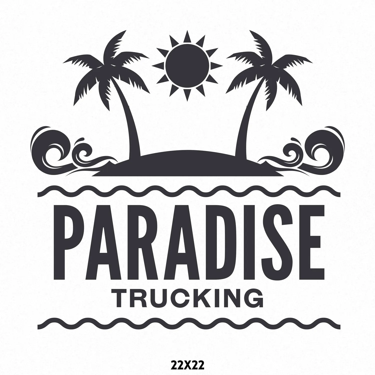 Company Name Truck Decal, 2 Pack
