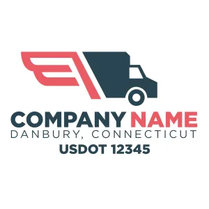 Company Name Truck Door Decal (USDOT), 2 Pack