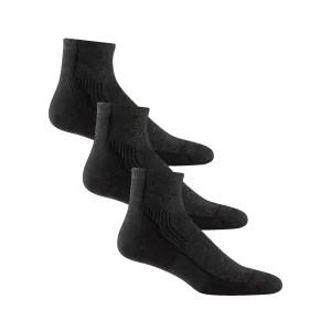 Darn Tough Mens Hiker Quarter Midweight Hiking 3-Pack Socks