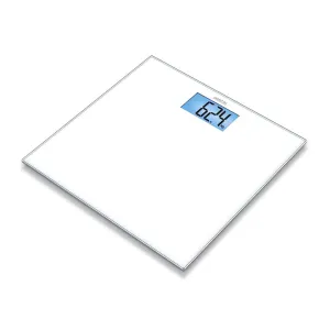 Demo - Sanitas Bathroom Scale / Body Weight Scale with XL LCD Display SGS 03 White