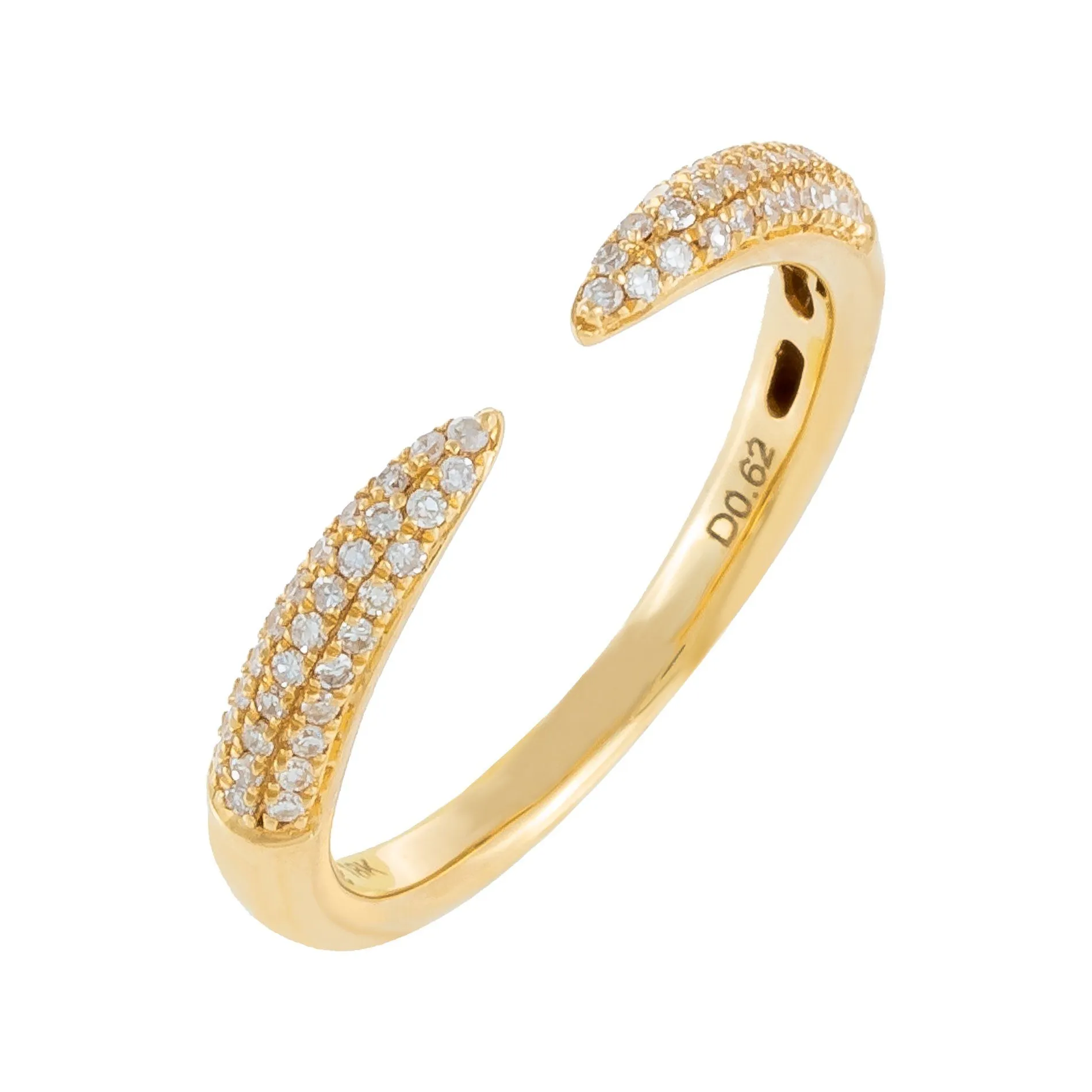 Diamond Claw Ring 14K