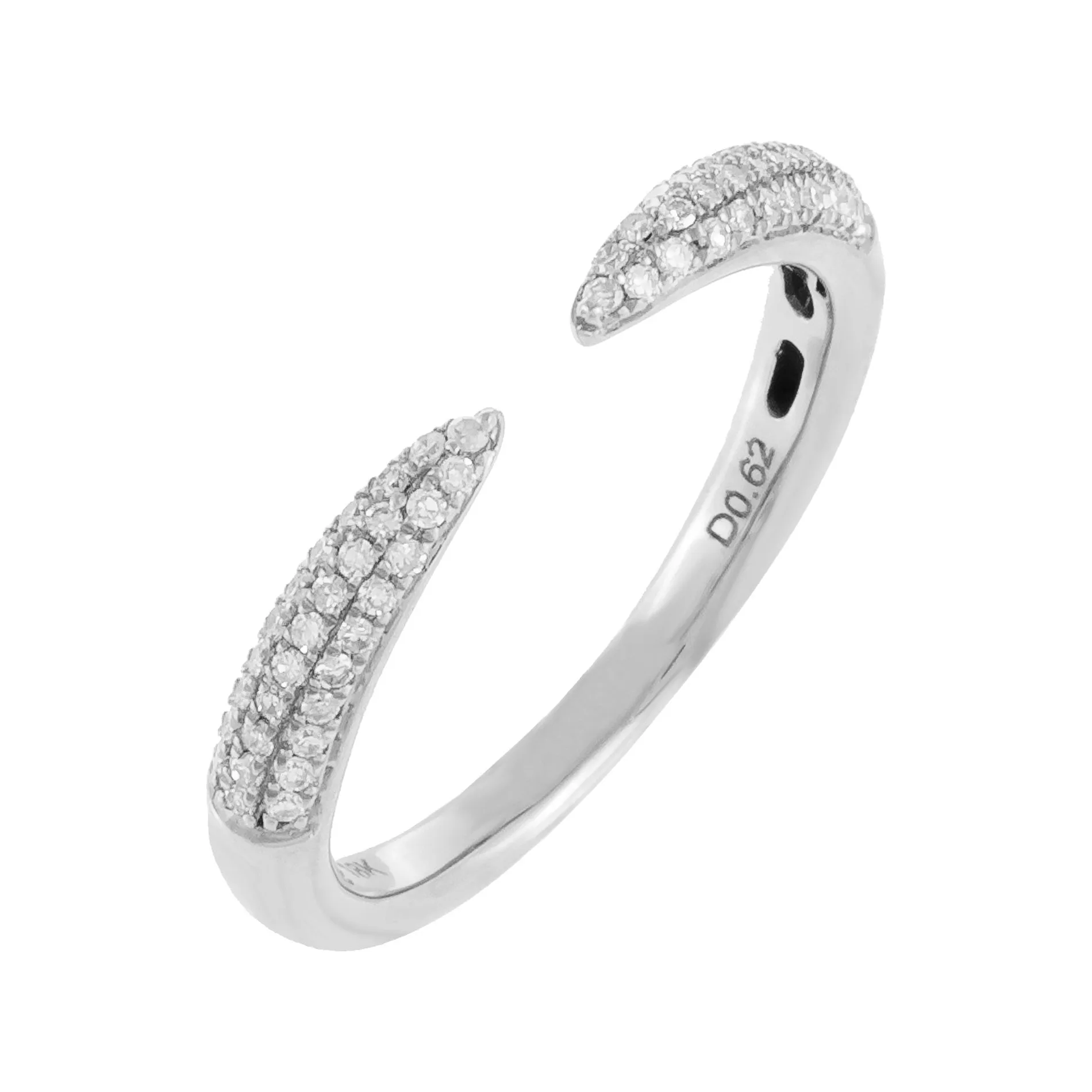 Diamond Claw Ring 14K