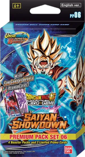 Dragon Ball Super CG: Premium Pack Set 06 (PP06): Saiyan Showdown