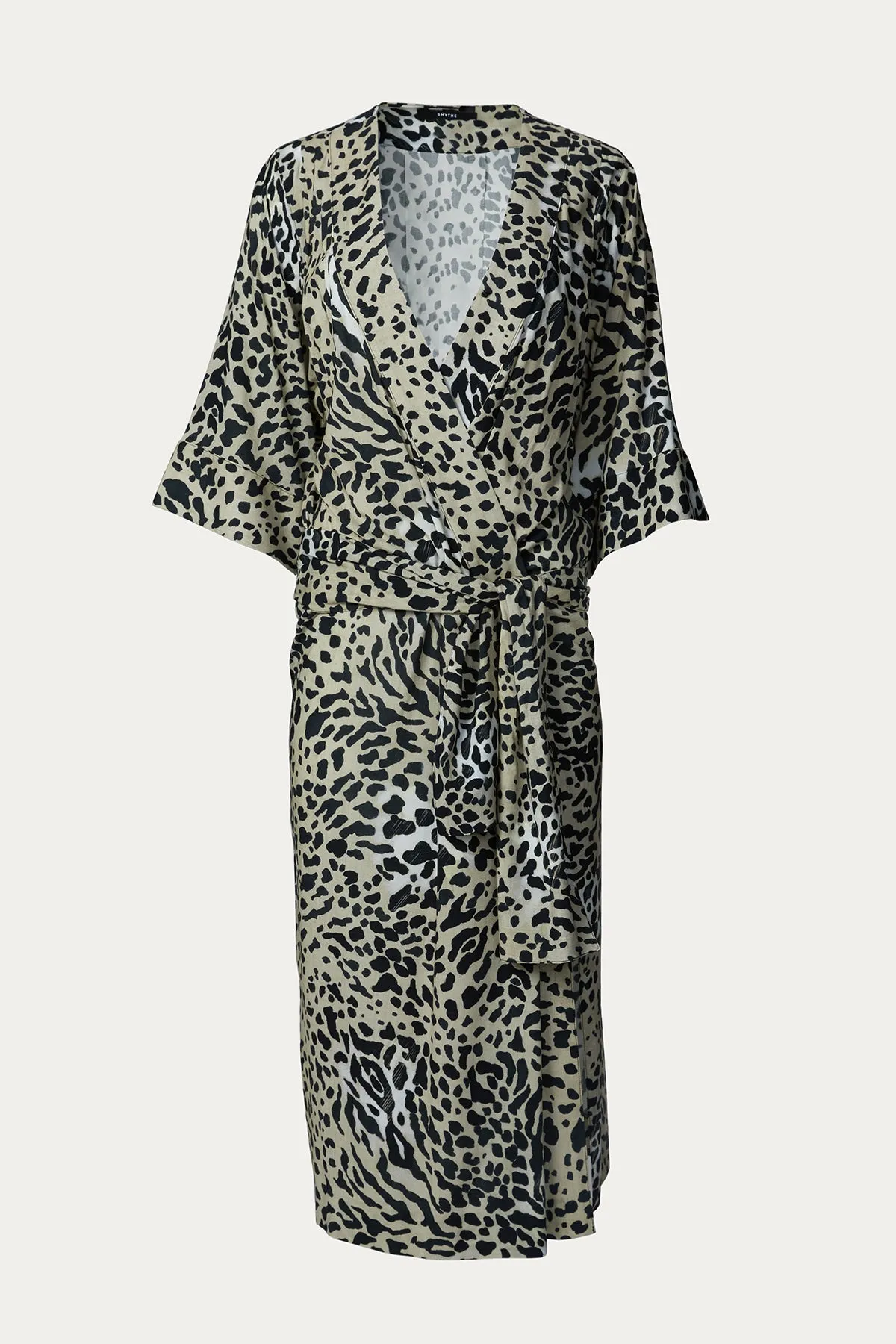 DROP WAIST KIMONO DRESS