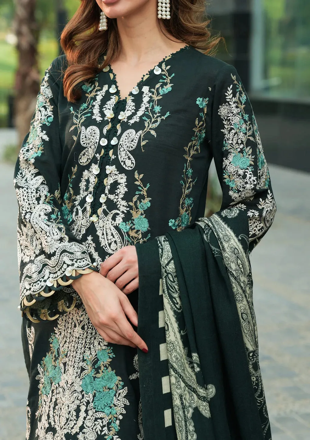 ELAF | PASHMINA WINTER SHAWL COLLECTION '24 | EPW-2A Sweet Harmony