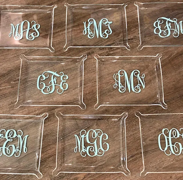Elegant Acrylic Catch All Tray